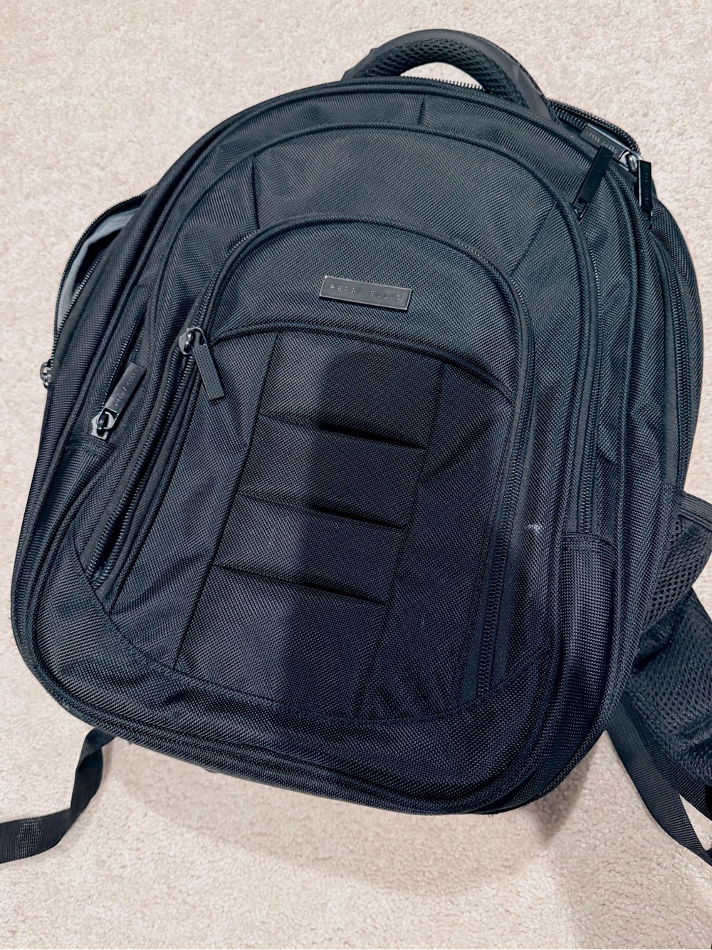 Perry Ellis Black Laptop Backpack